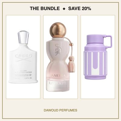 Creed Silver Mountain Water + Jameela Laverne + Armaf Odyssey Candee Bundle