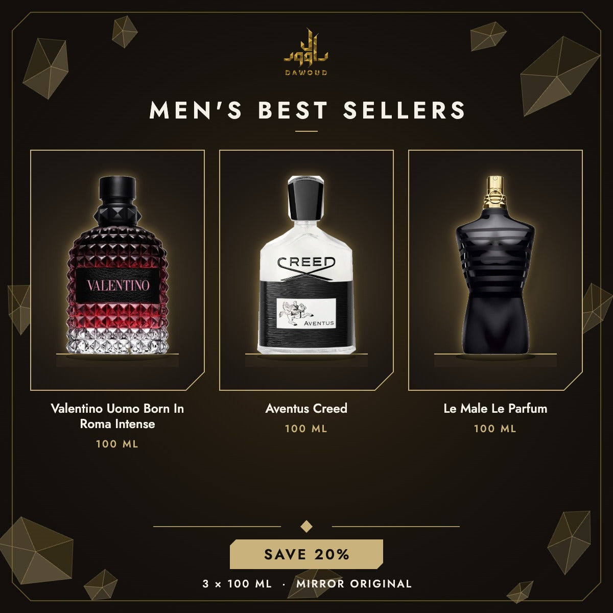 Men's Best Sellers Bundle (3 x 100 ml)
